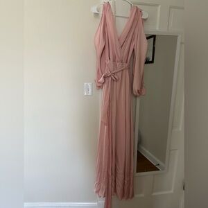 Fashion Nova Pink Belle Maxi Dress